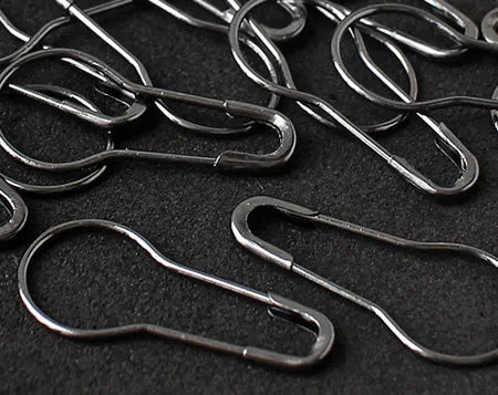 100PCS Pear-shaped Brass Safety Pin | HTSP-P2