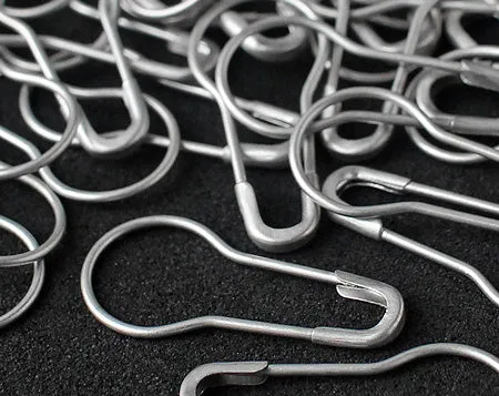 100PCS Pear-shaped Brass Safety Pin | HTSP-P2