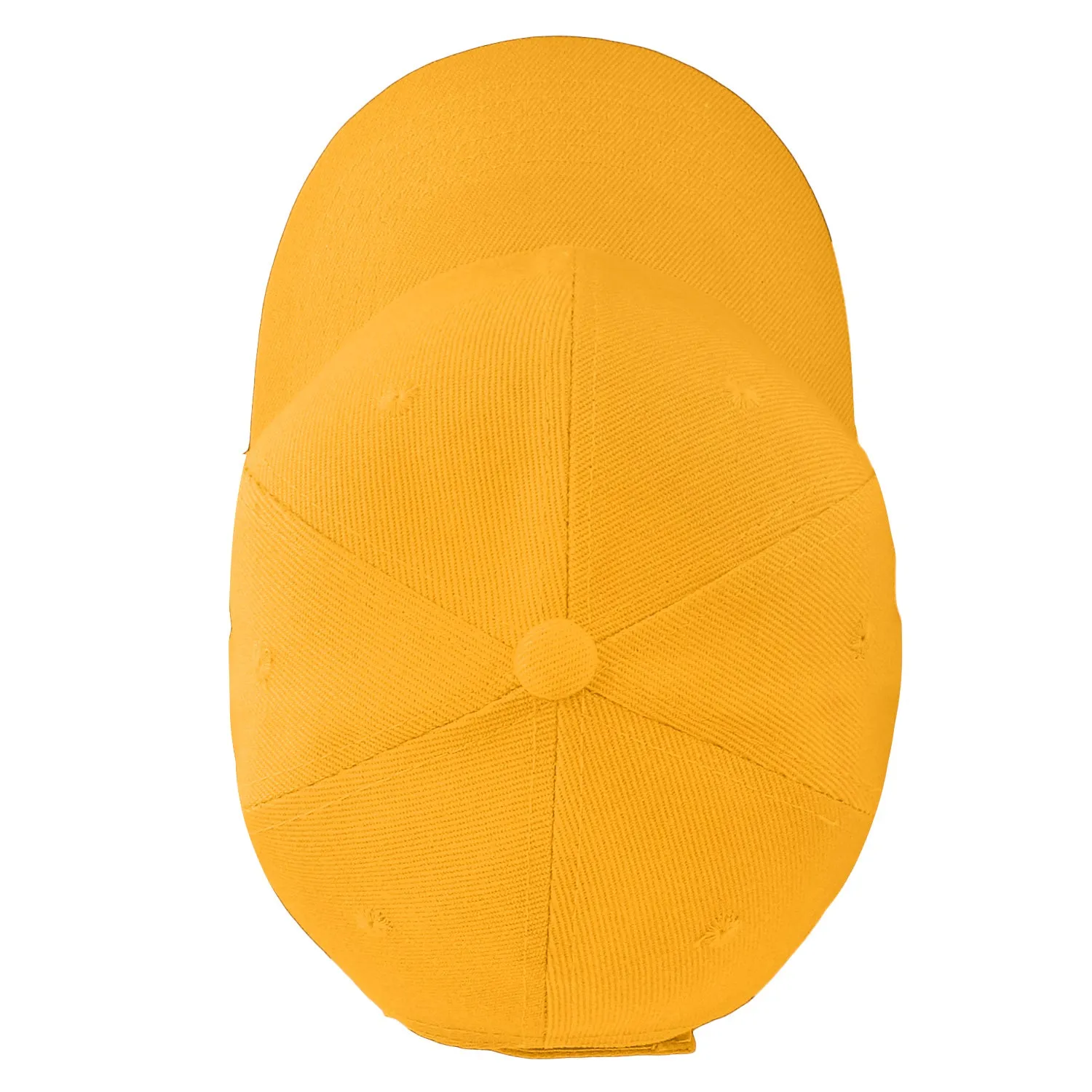 12-Pack Baseball Dad Cap Velcro Strap Adjustable Size - Gold