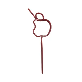 Apple Straw - Red