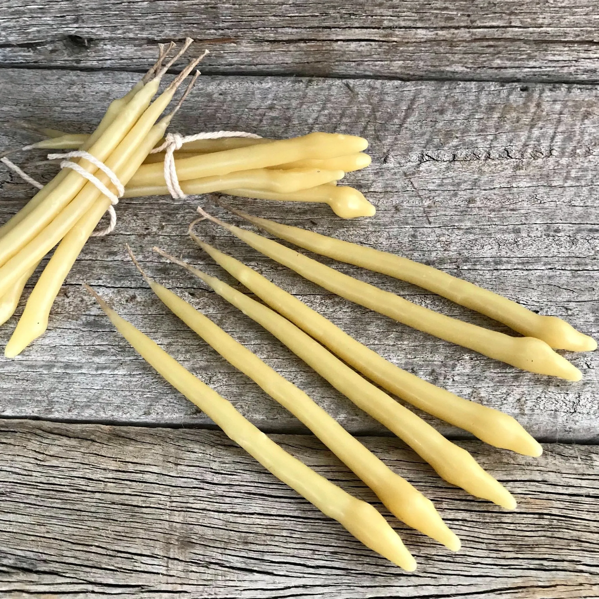 Beeswax Birthday Candles