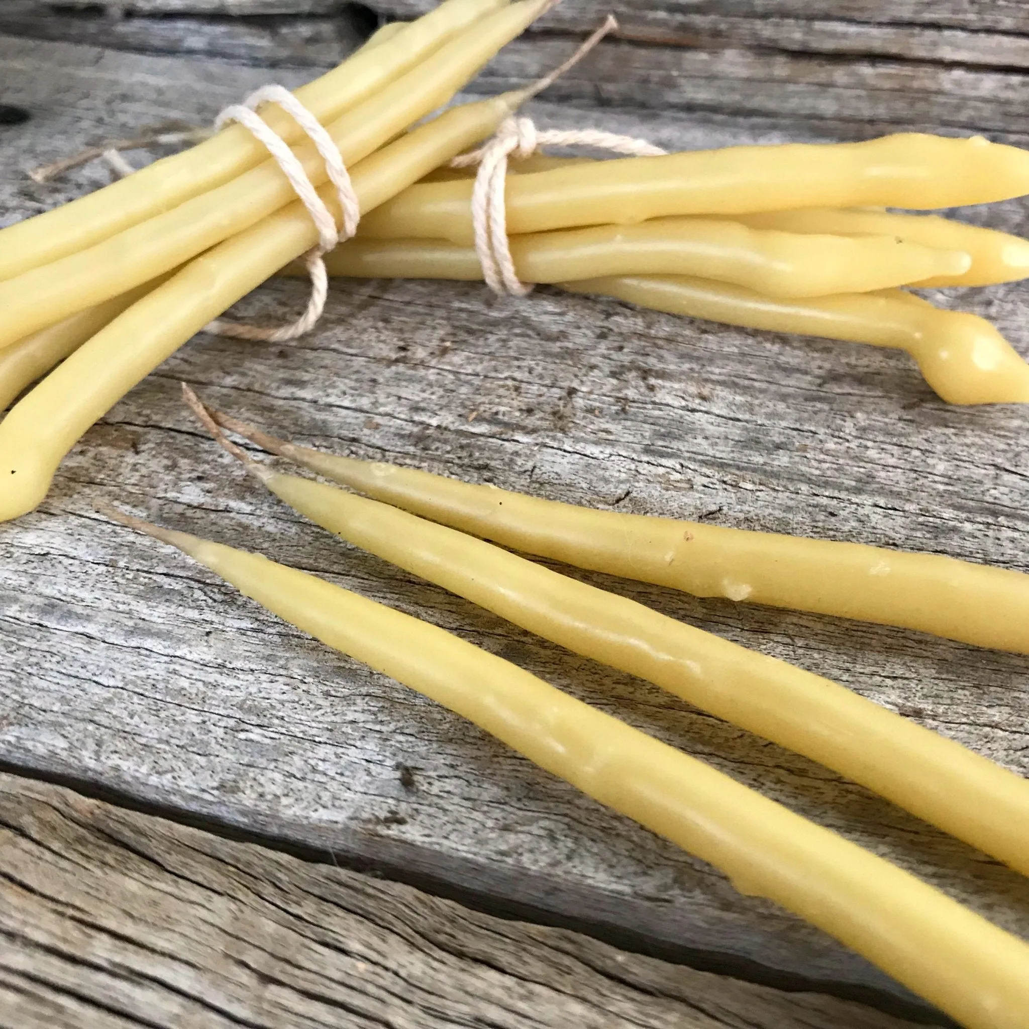 Beeswax Birthday Candles