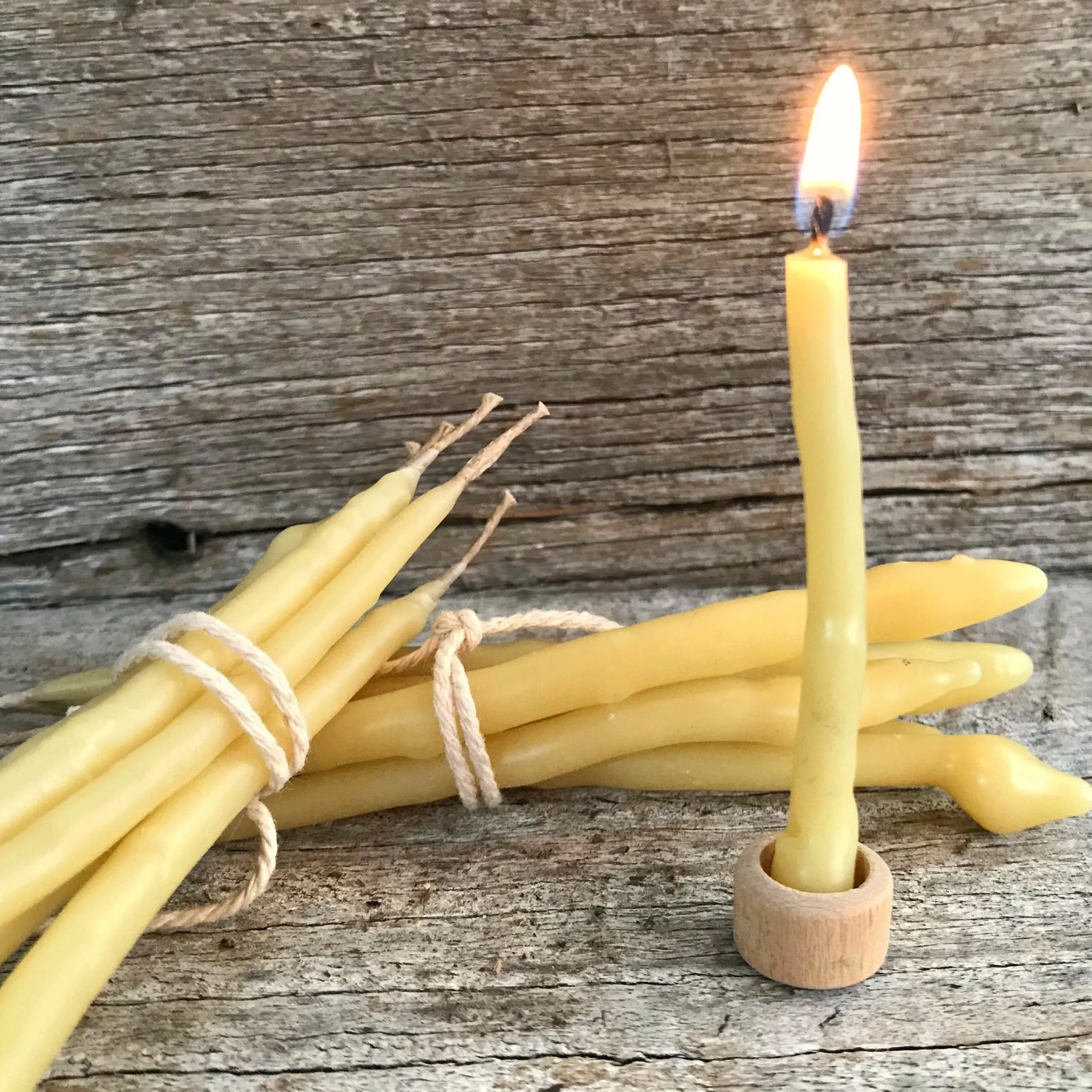Beeswax Birthday Candles