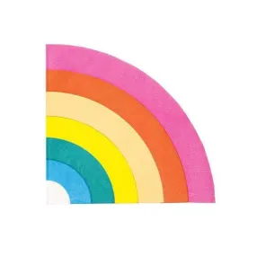 Birthday Brights Rainbow Shaped Napkins