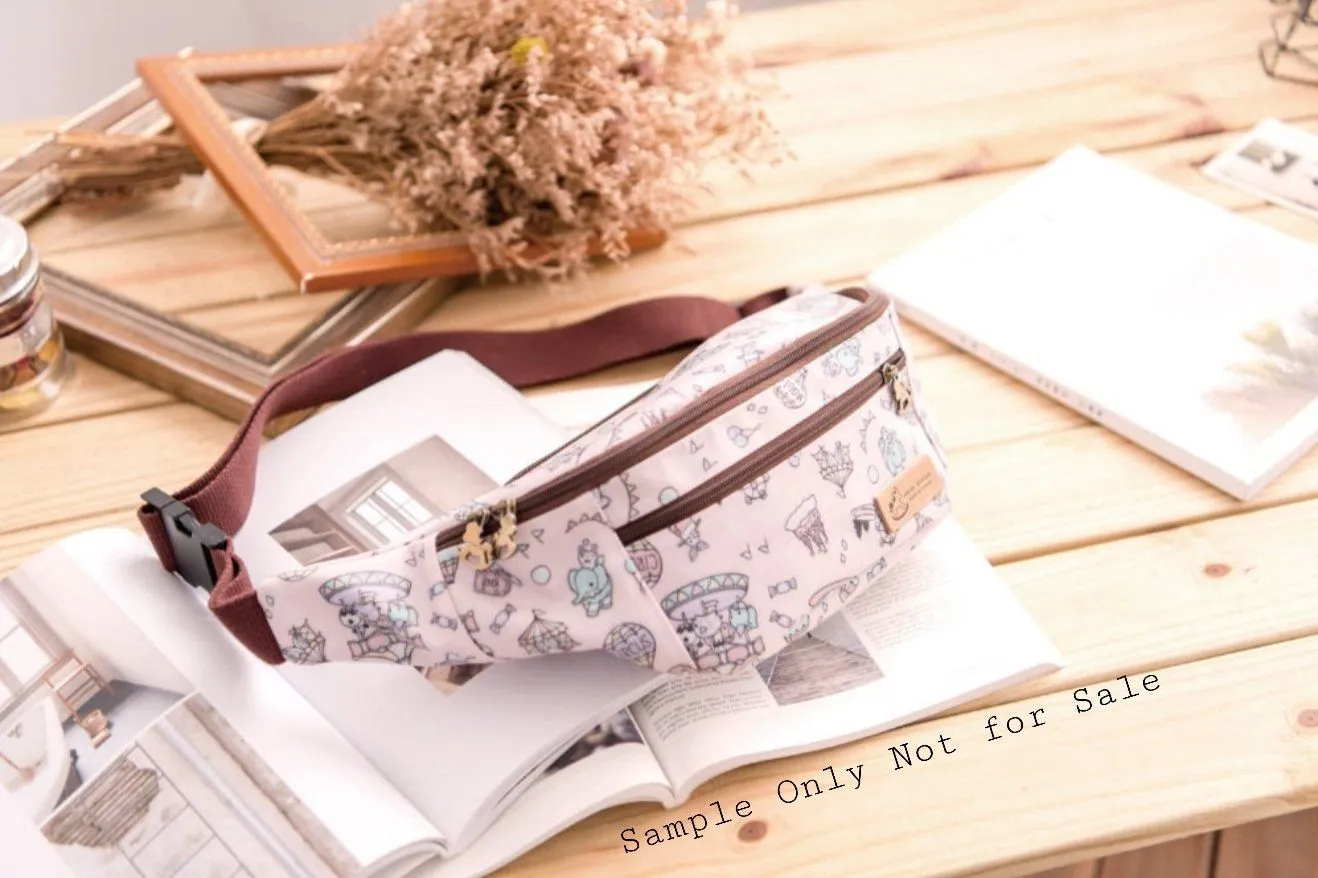 Blue Tartan Plaid Fanny Pack