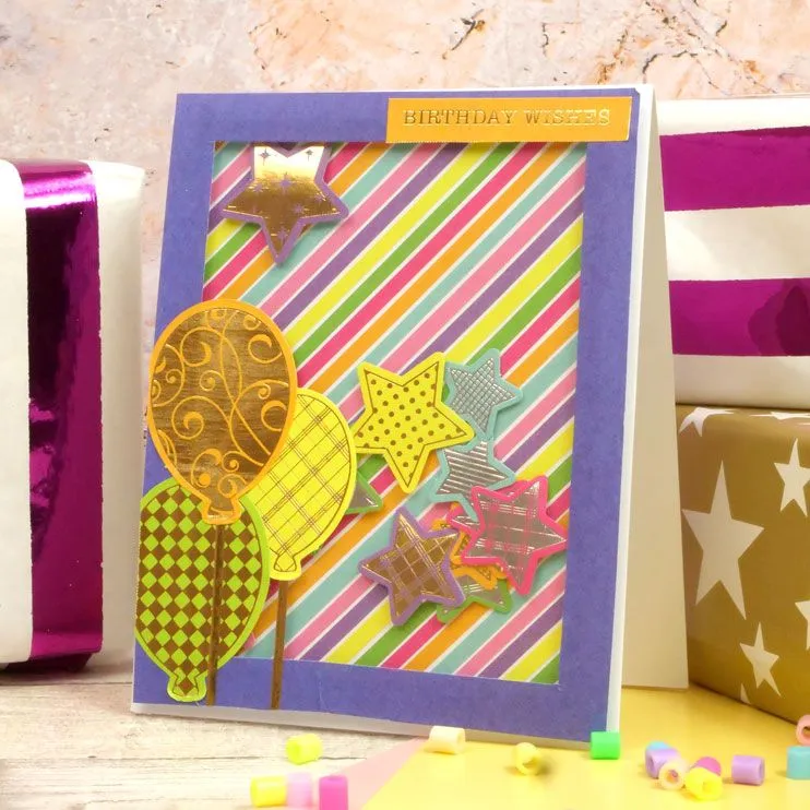 Bold & Bright Stickables Foiled & Die-Cut Birthday Elements