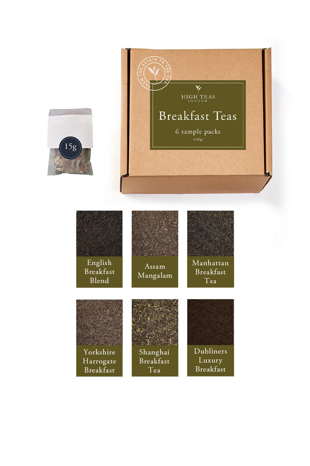 Breakfast Tea Mini Sample Box (6 x 15g)