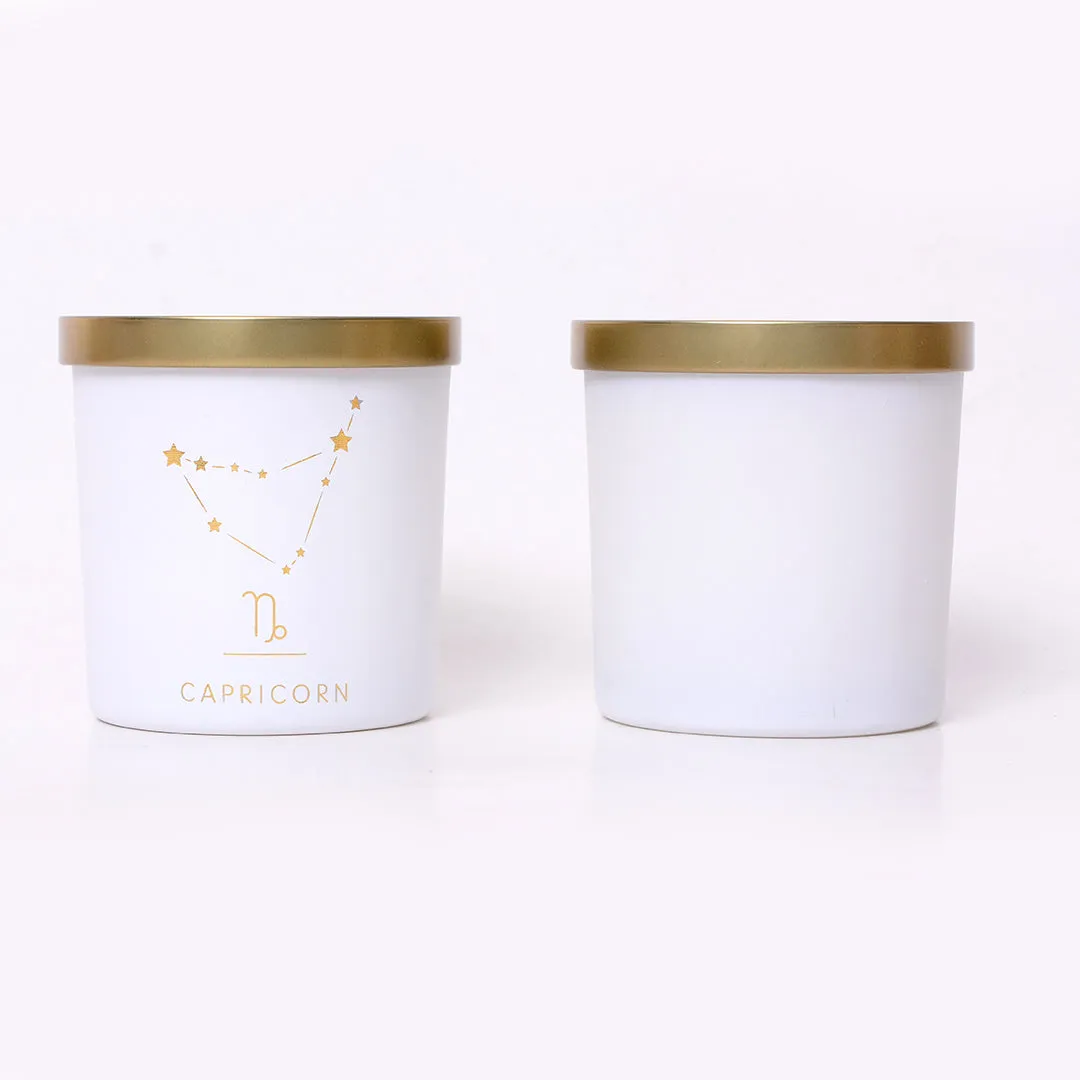 Capricorn Zodiac Scented Jar Candle - Set of 2