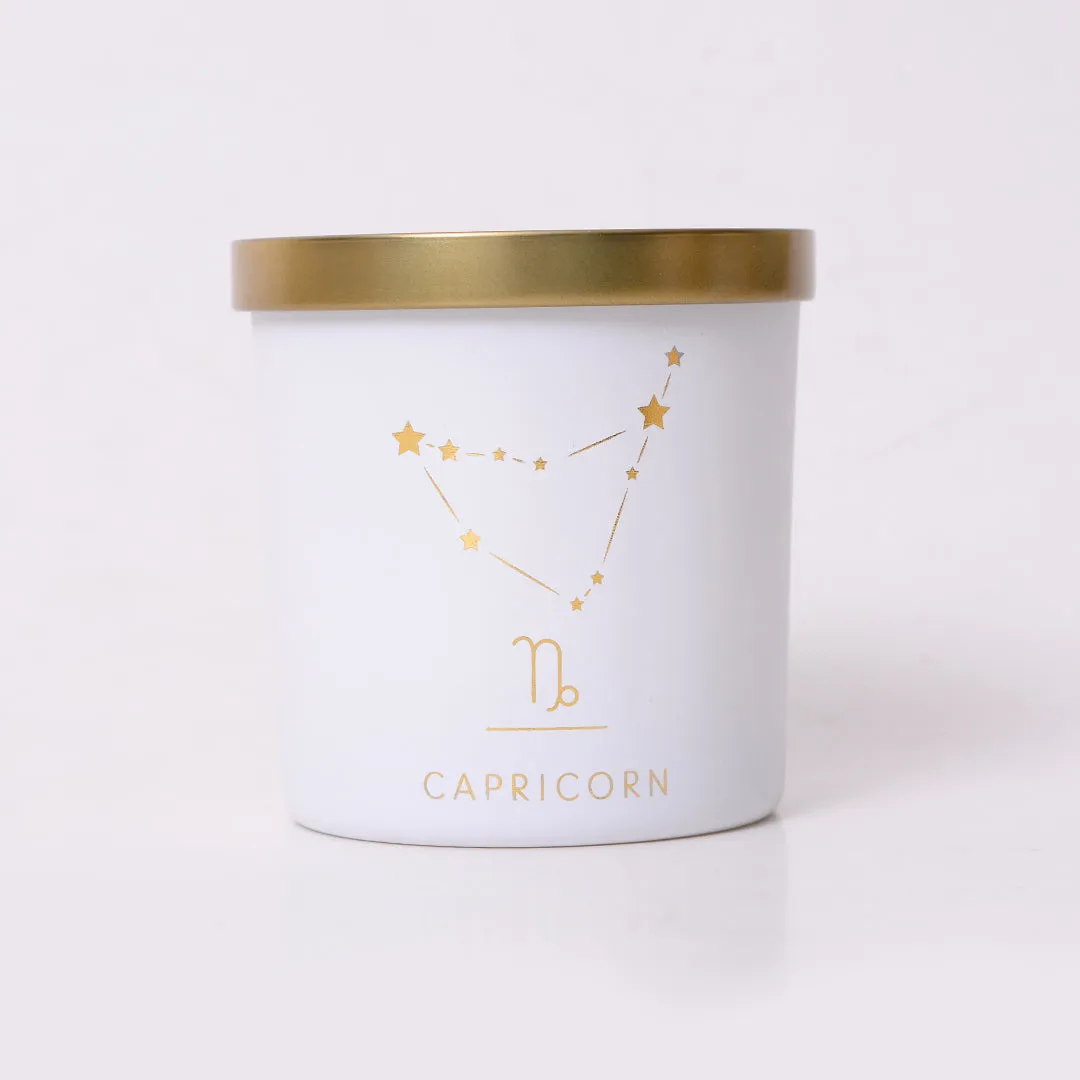 Capricorn Zodiac Scented Jar Candle - Set of 2