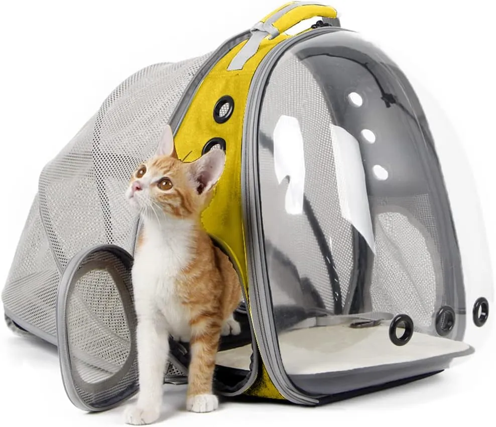 Cat Bubble Backpack with Fan