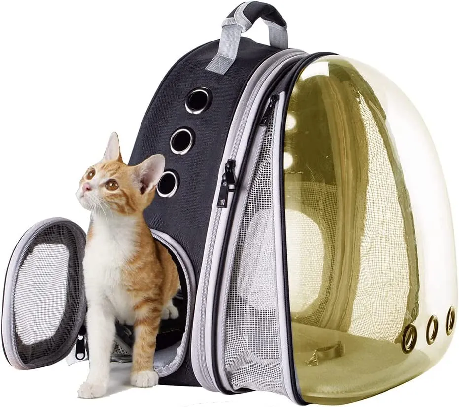 Cat Bubble Backpack with Fan