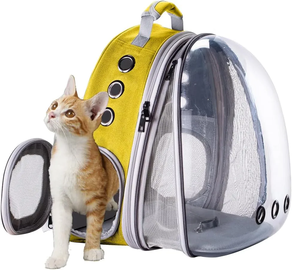 Cat Bubble Backpack with Fan