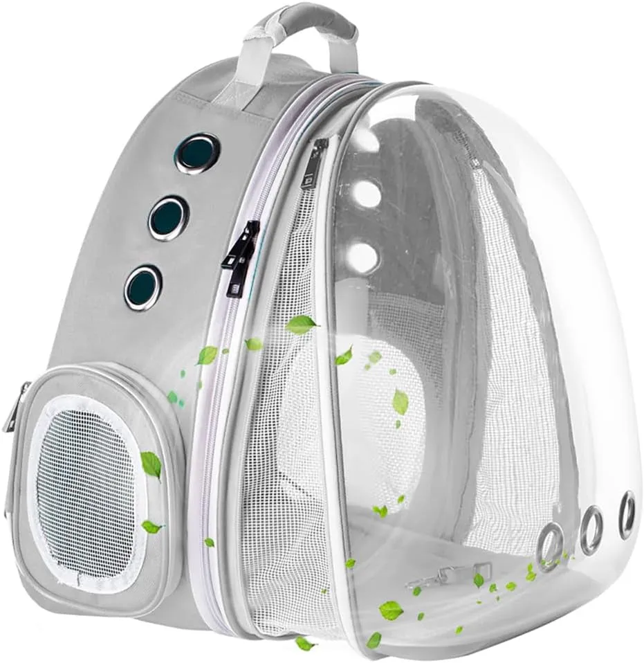 Cat Bubble Backpack with Fan
