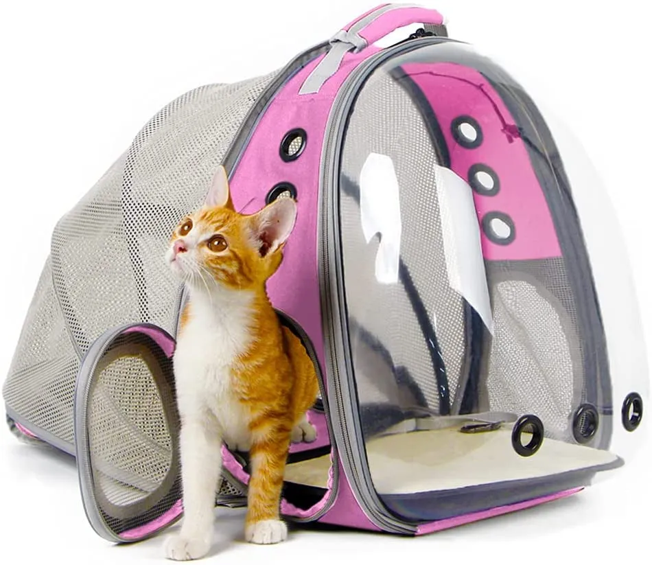 Cat Bubble Backpack with Fan