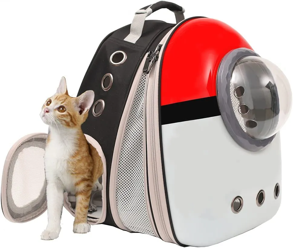 Cat Bubble Backpack with Fan