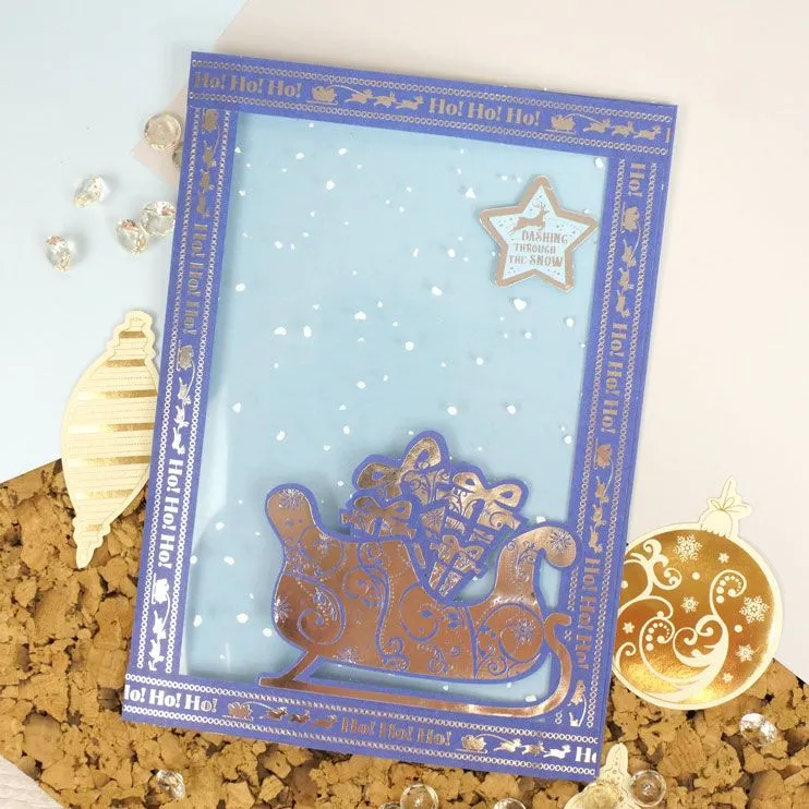 Christmas Stickables Self Adhesive Foiled Reindeer