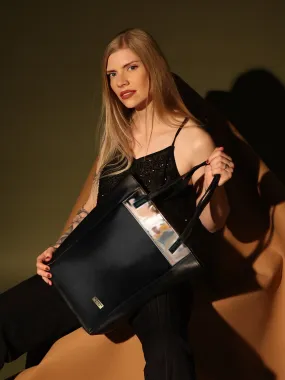 City Girl Shopper Black & Rosegold Tote bag | Modern Myth
