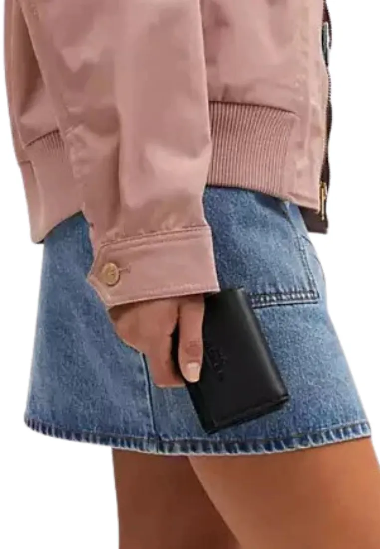 Coach Micro Wallet In Black CP260
