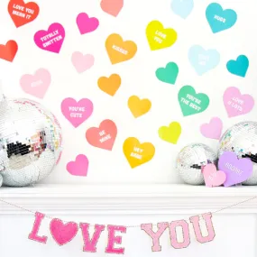 Conversation Heart Giant Confetti Pack