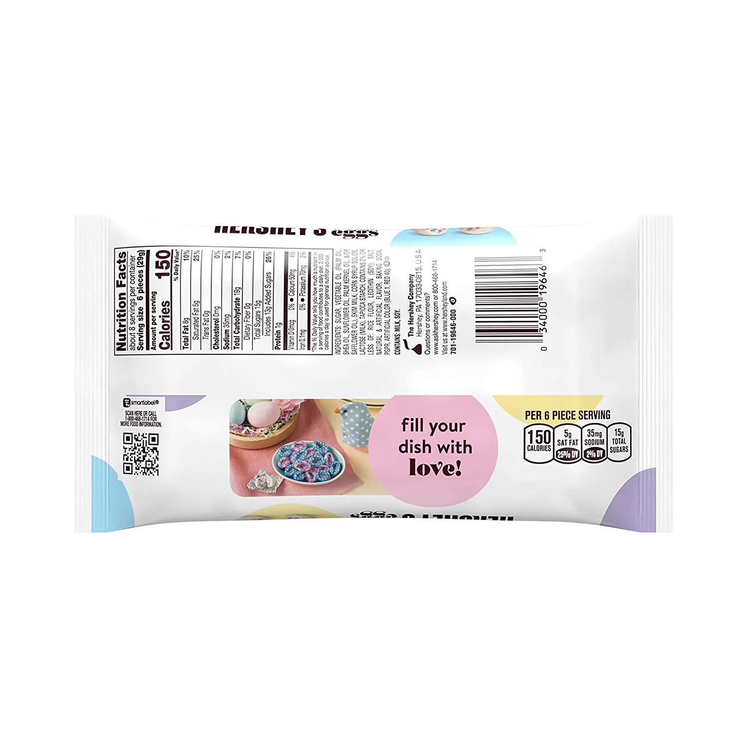 Cookies 'n' Creme Polka Dot Hersheys Eggs Pack (8.5 oz)