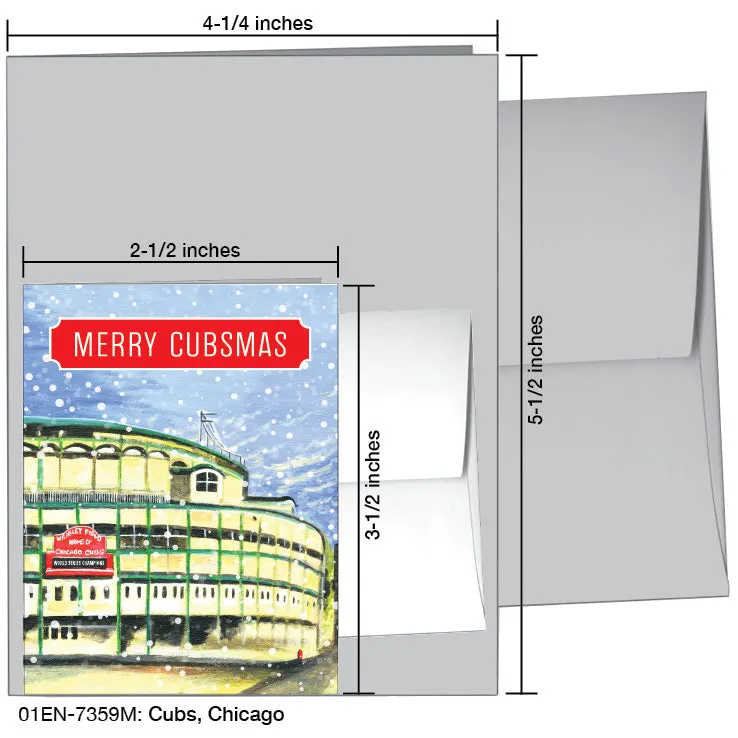 Cubs, Chicago, Greeting Card (7359M)