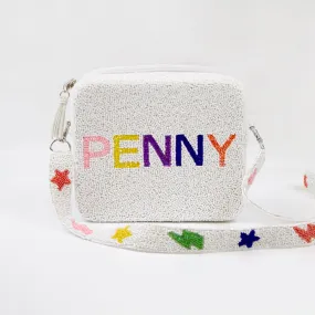 Custom Beaded Crossbody Bag (GD)