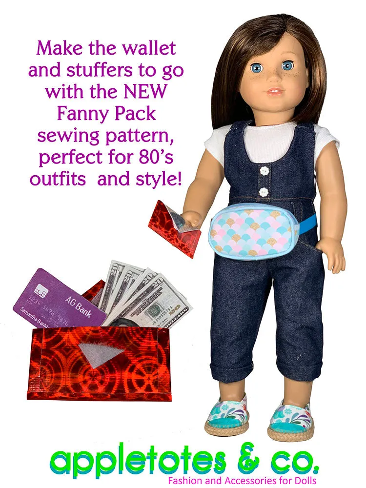 DIY Duct Tape Wallet for 18 Inch Dolls - Free Printables Included