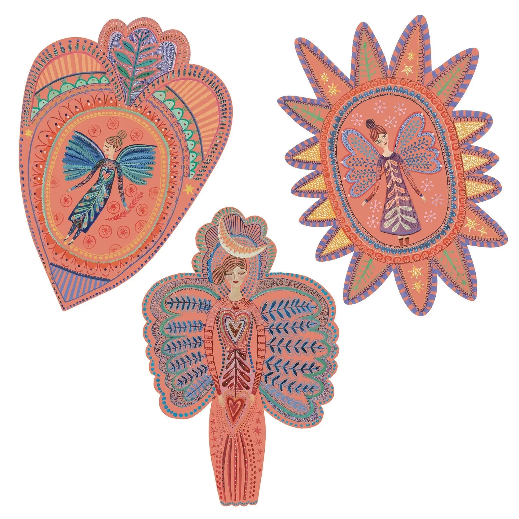 Djeco Scratch Card Activity Set: Angels
