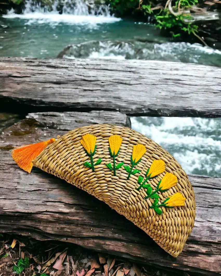 Elegant Ethnic Purse - Water Reed | Kauna Grass