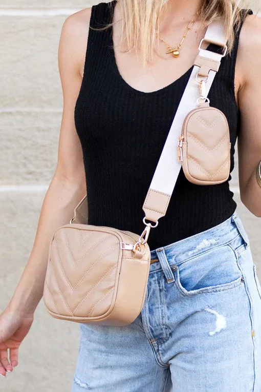 Elsie Quilted Crossbody Plus Mini Purse