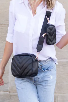 Elsie Quilted Crossbody Plus Mini Purse