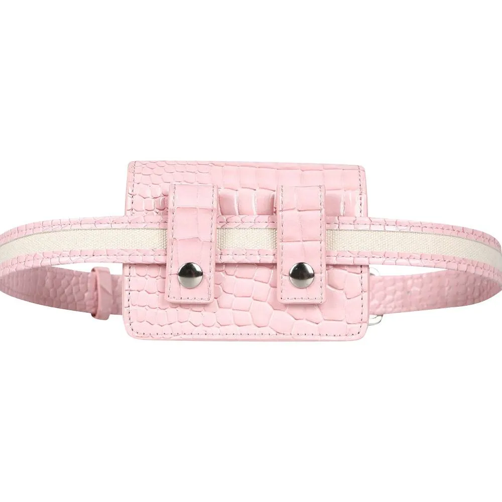 Fairliar Croc Fanny Pack Belt 2024 Women