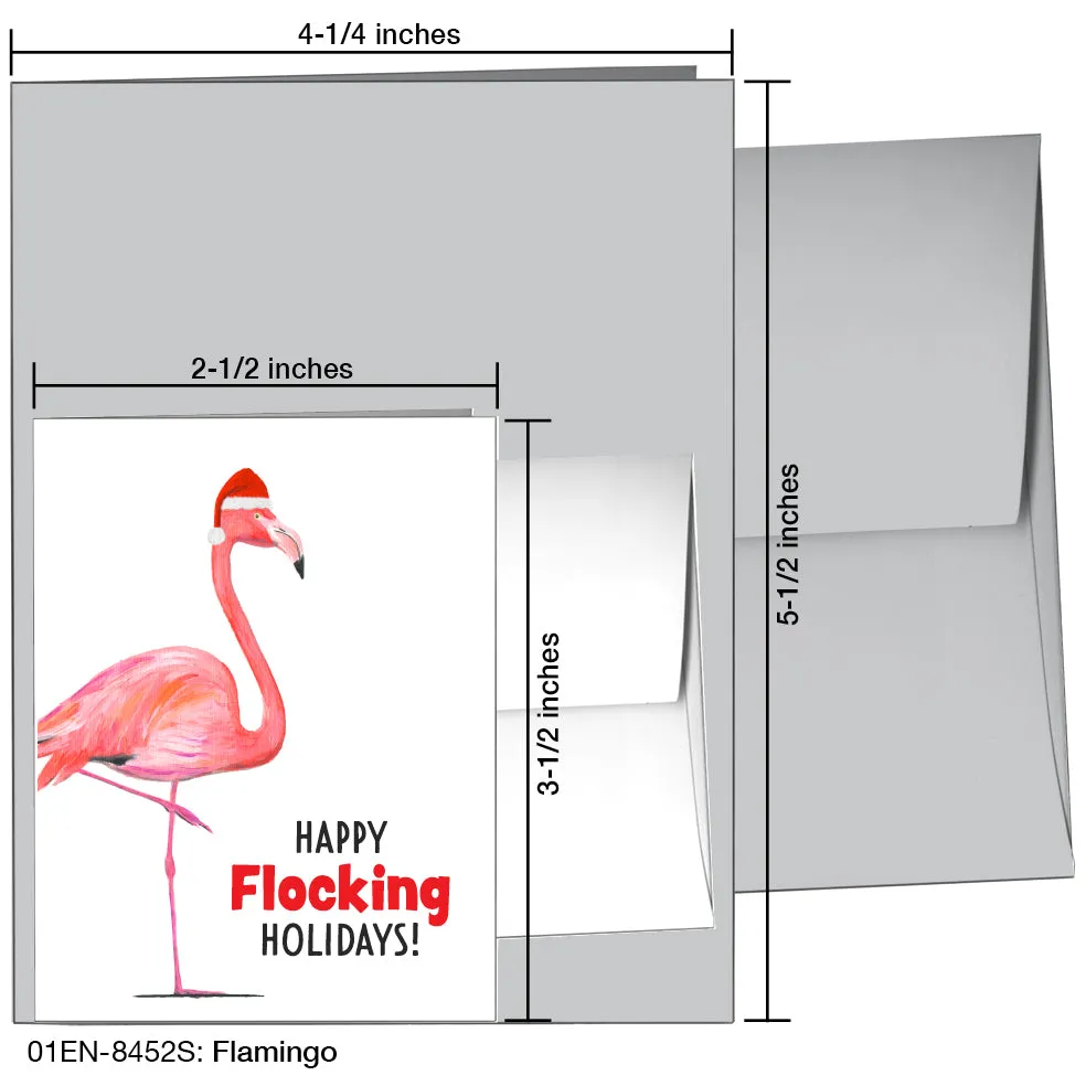 Flamingo, Greeting Card (8452S)