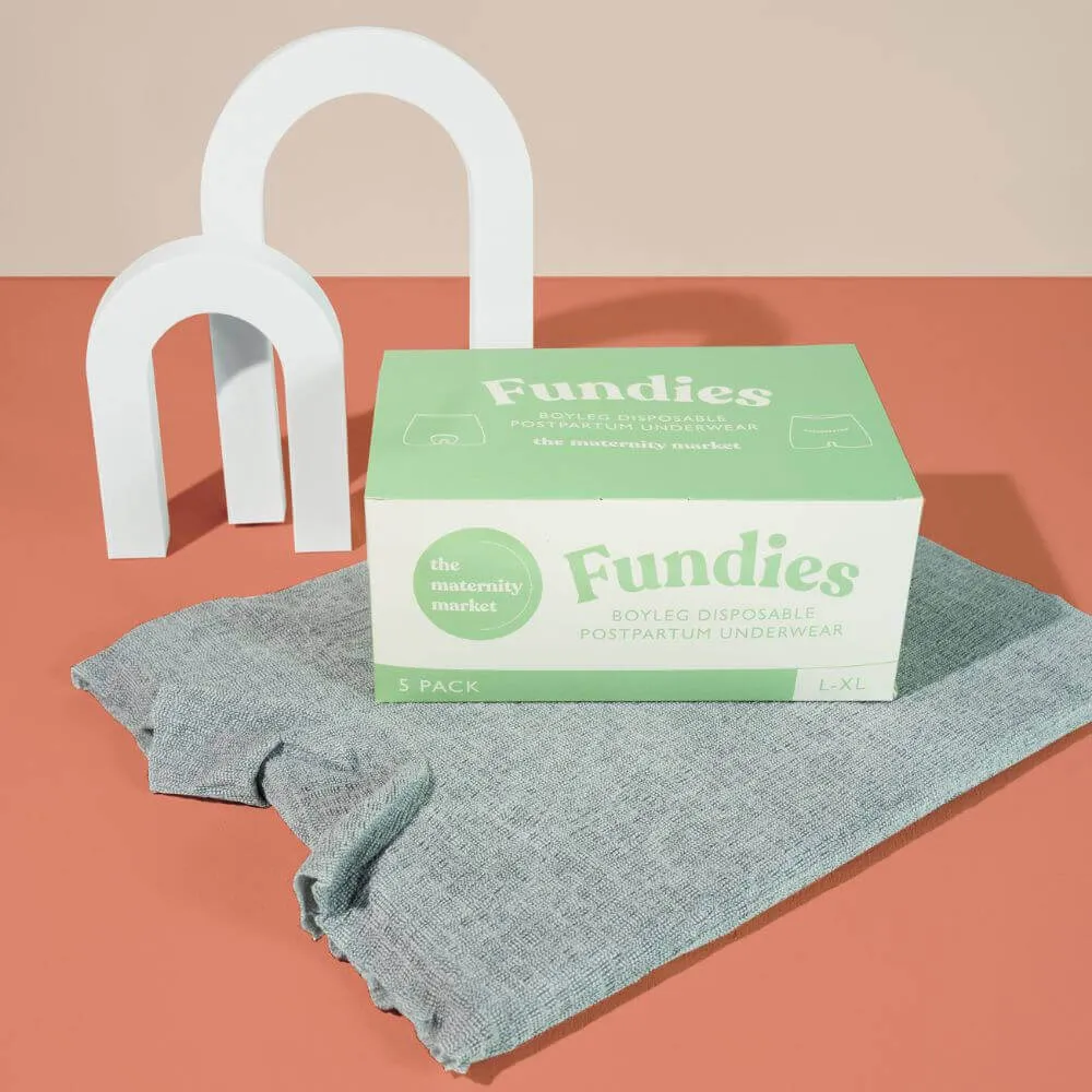 Fundies postpartum disposable underwear 5 pack