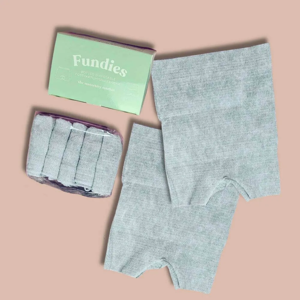 Fundies postpartum disposable underwear 5 pack