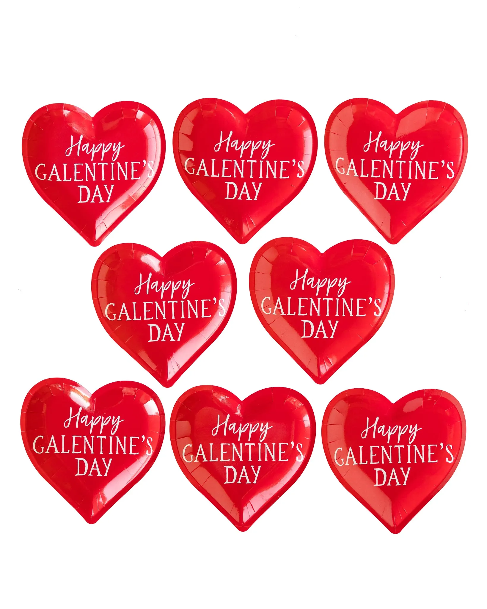 GAL1041 - Heart Happy Galentines Paper Plate