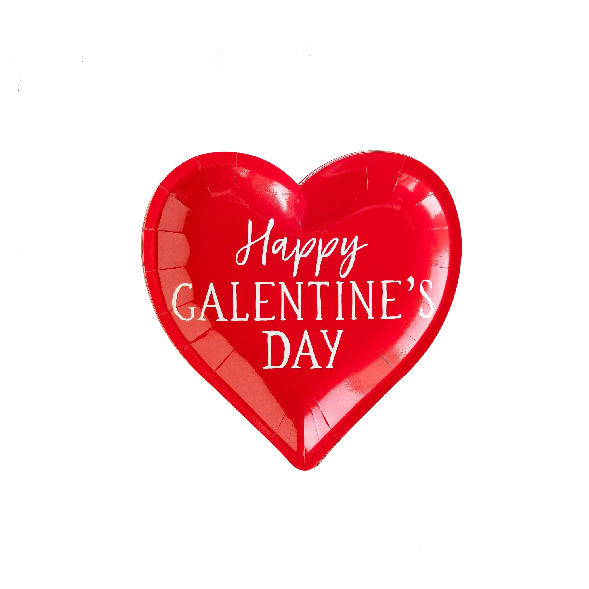 GAL1041 - Heart Happy Galentines Paper Plate
