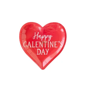 GAL1041 - Heart Happy Galentines Paper Plate