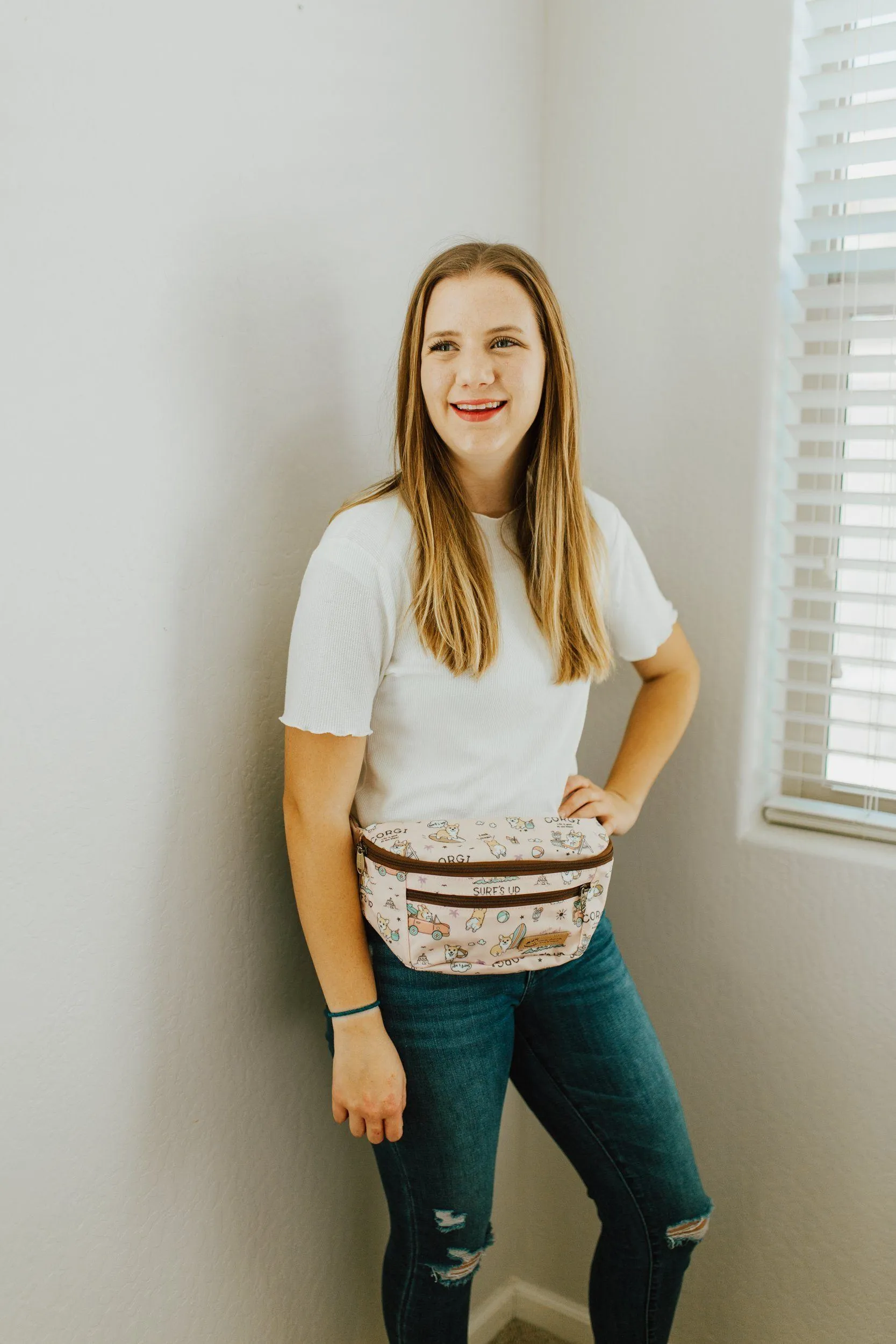 Green Boba Frenchie Fanny Pack