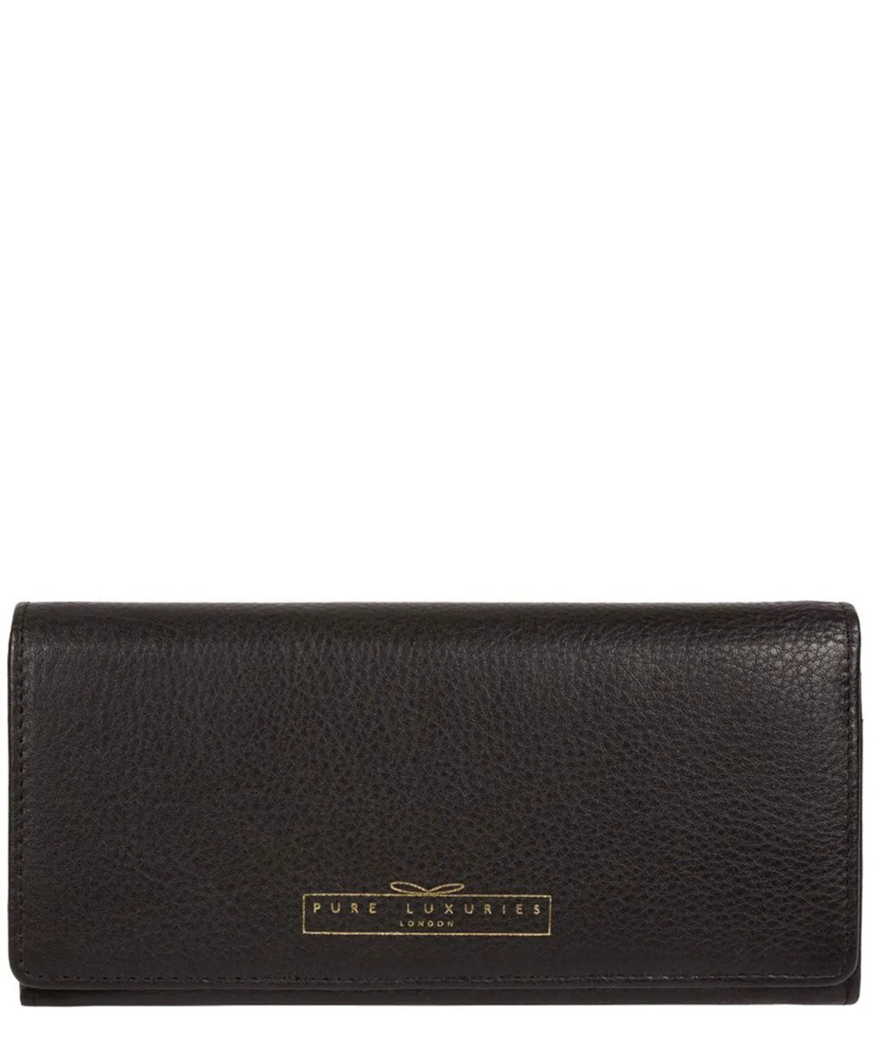 'Holly' Black Leather RFID Purse
