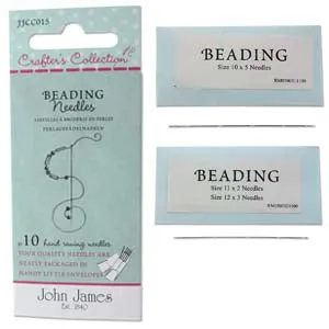John James Crafter's Collection - Beading Needles Size 10/12 - 10 pack