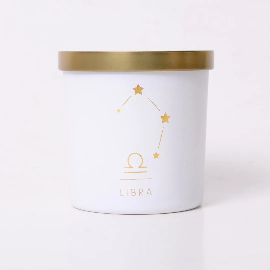 Libra Zodiac Scented Jar Candle - Set of 2