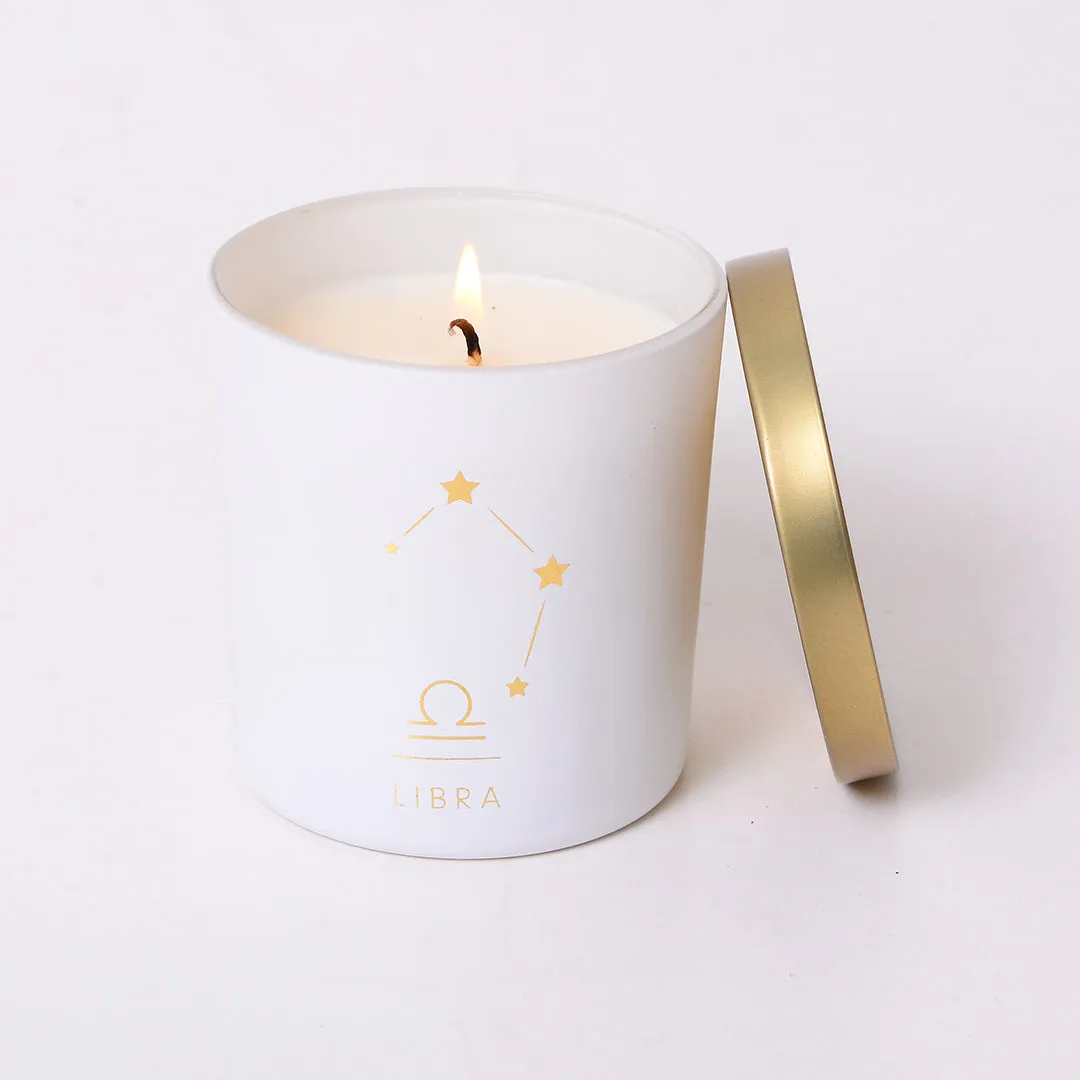 Libra Zodiac Scented Jar Candle - Set of 2