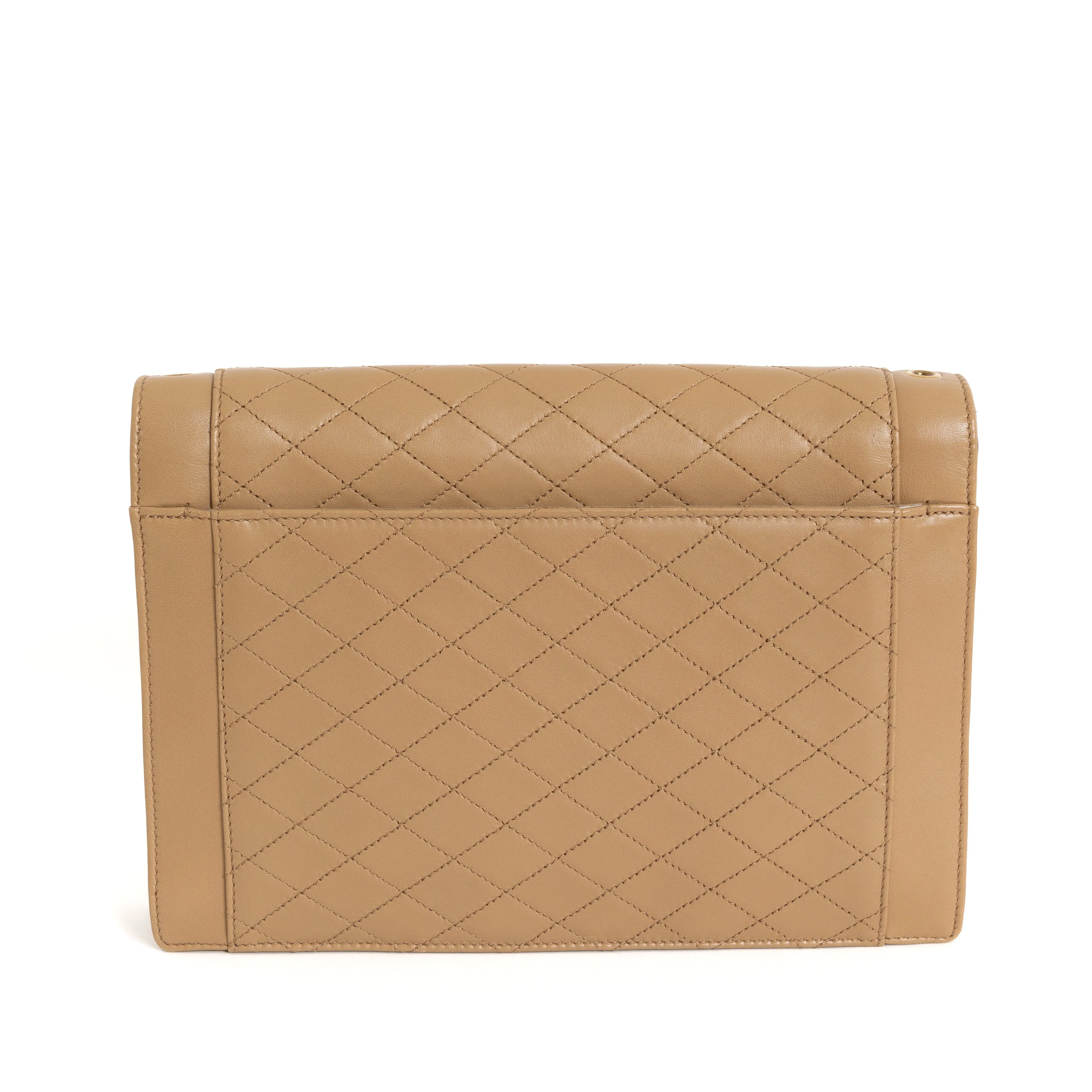 Medium Gaby Satchel, Natural Tan GHW 8433