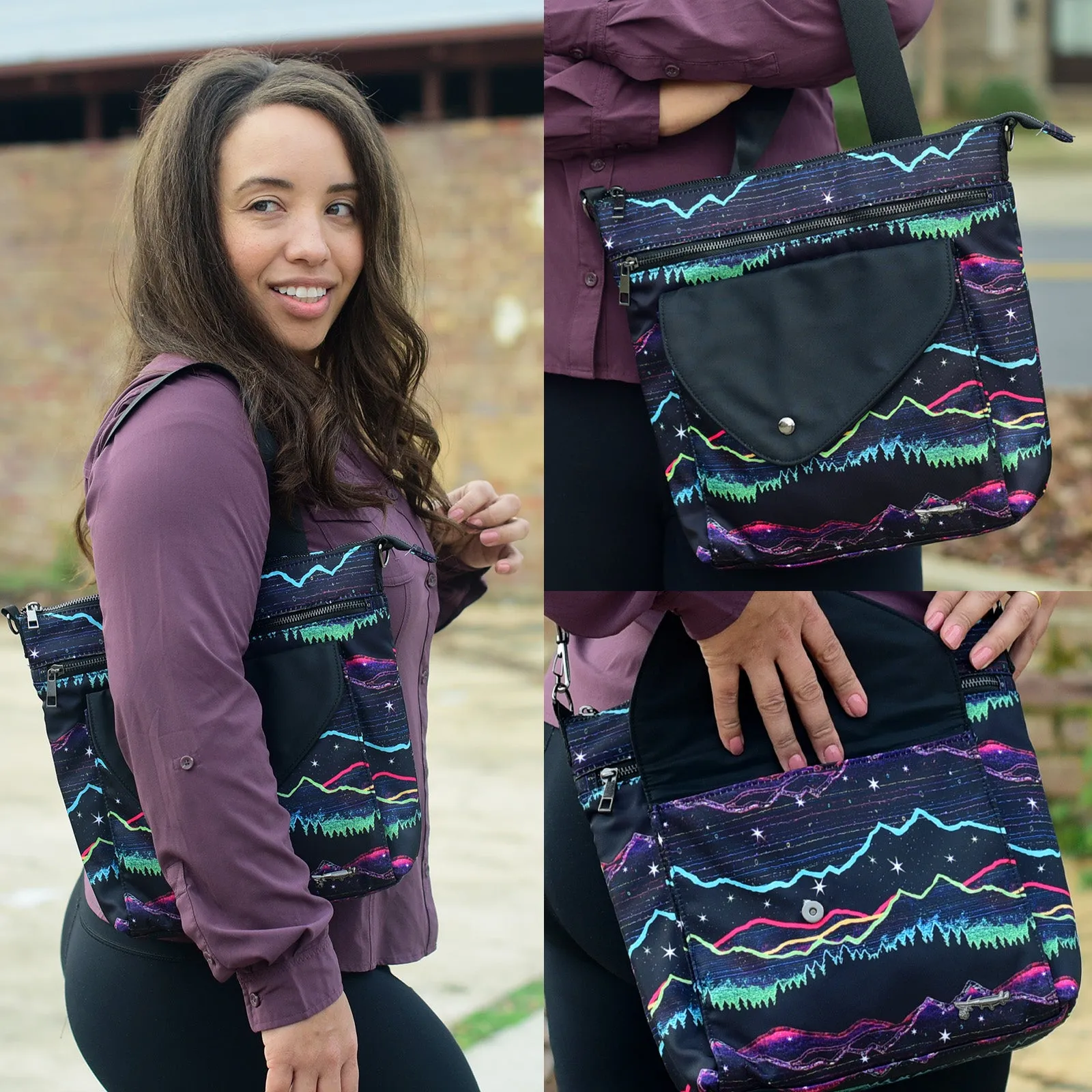 Midnight Sidetrack Crossbody