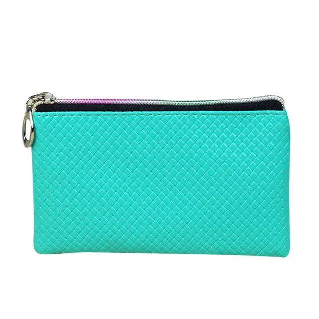 MUQGEW women wallet luxury brand Fashion PU leather coin purse Zipper Clutch Purse Lady Long Handbag Bag Pretty candy color 2017