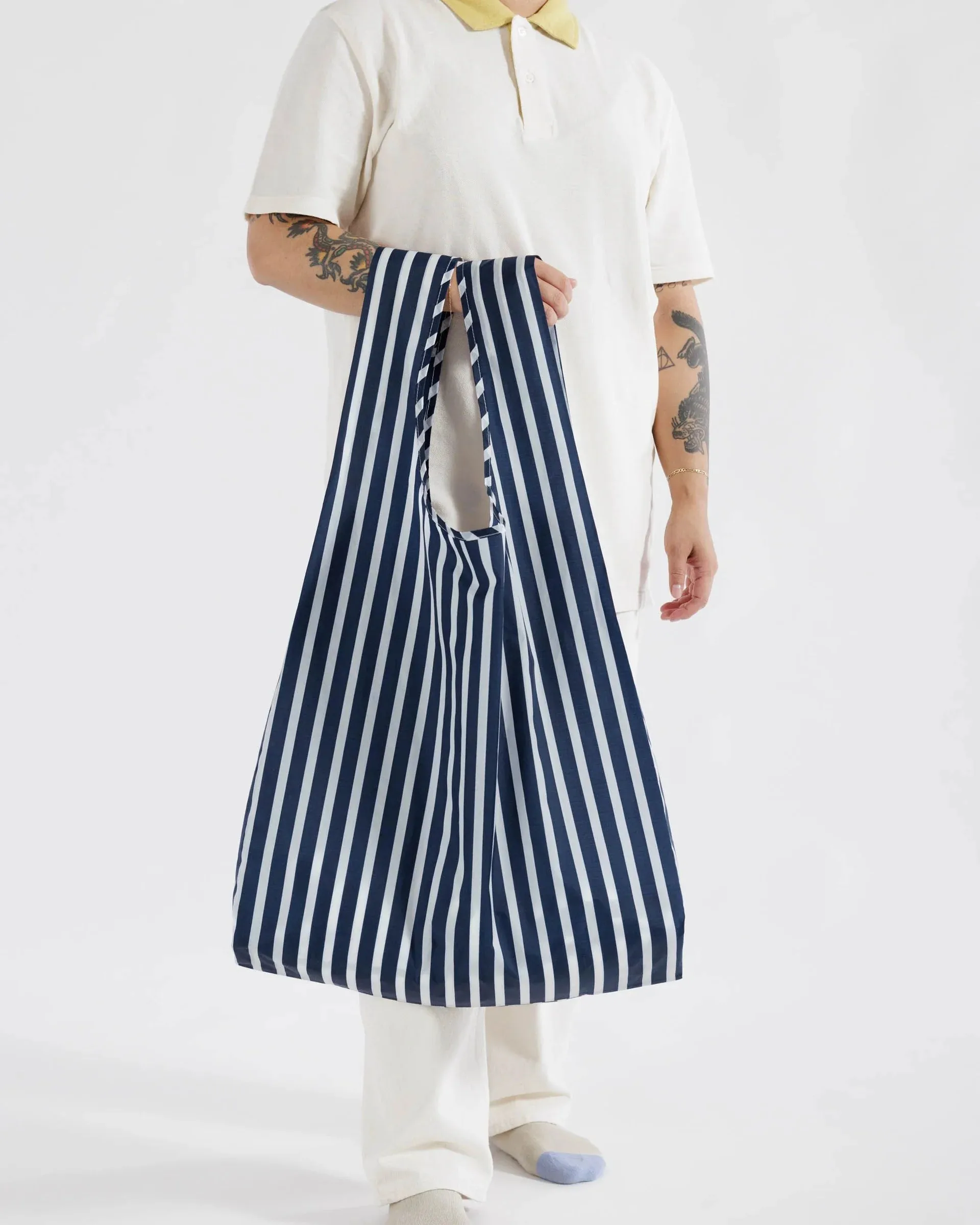 Navy Stripe Big Baggu
