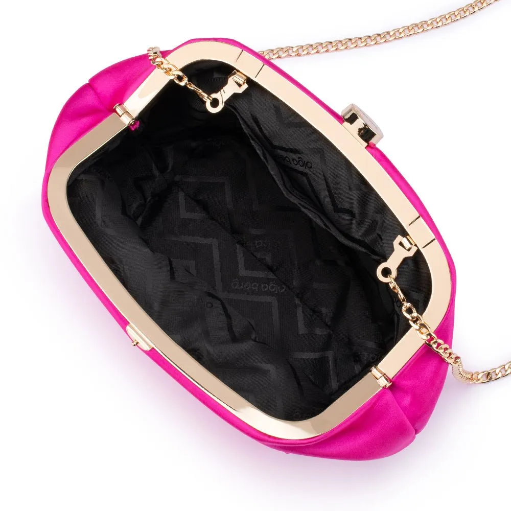 OB2164 KARINA SATIN CLUTCH