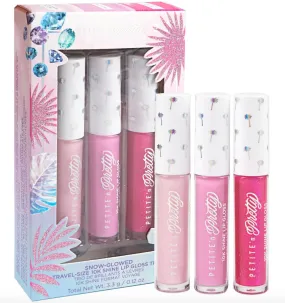 Petite 'n Pretty Snow Glowed 10k Shine Gloss Trio