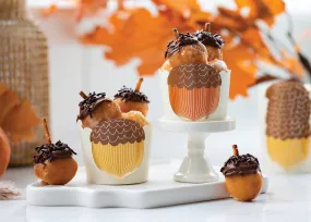 PLCC1340 - Foiled Shaped Acorns Food Cups (50 pcs)